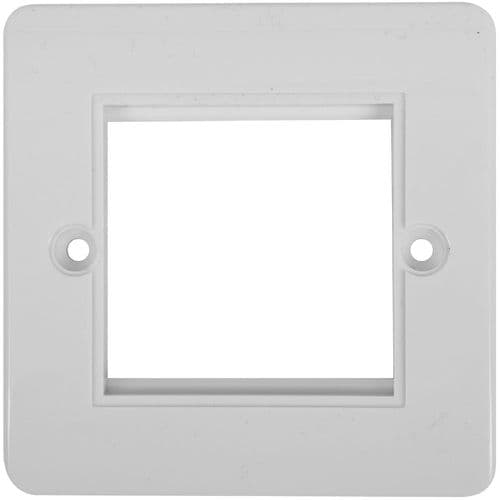 Triax 1 Gang Bevel Edge Full White Module