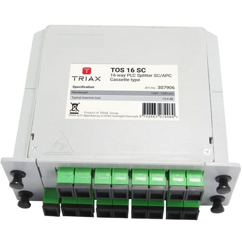 Triax 16-way Optical Splitter SC/APC (307906)