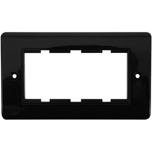 Triax 2 Gang Bevel Edge Double Black Module