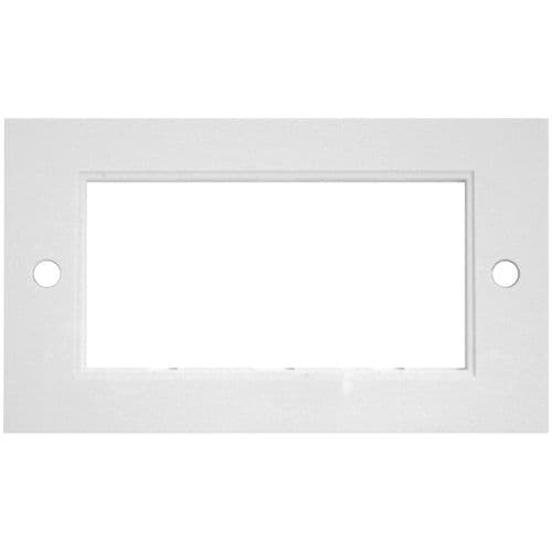 Triax 2 Gang Grid White Module