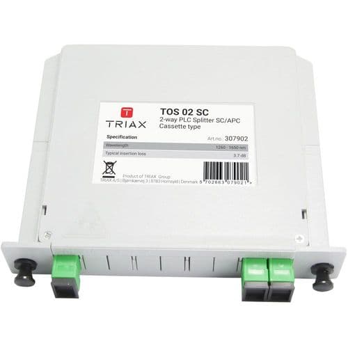 Triax 2-way Optical Splitter SC/APC (307902)