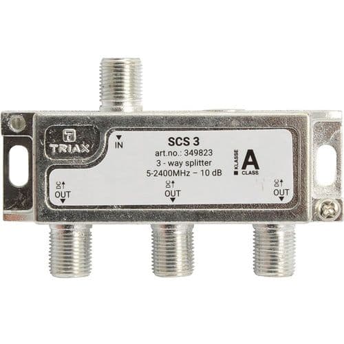 Triax 3 Way F-type Splitter (349823)