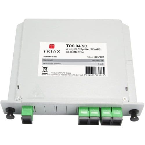 Triax 4-way Optical Splitter SC/APC (307904)