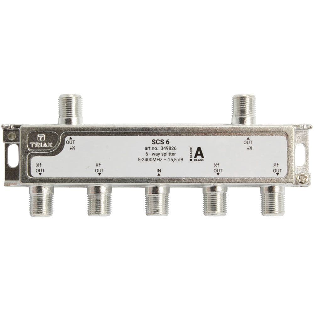 Fs 6 Splitter Triax 6 Way F-type Splitter 349826