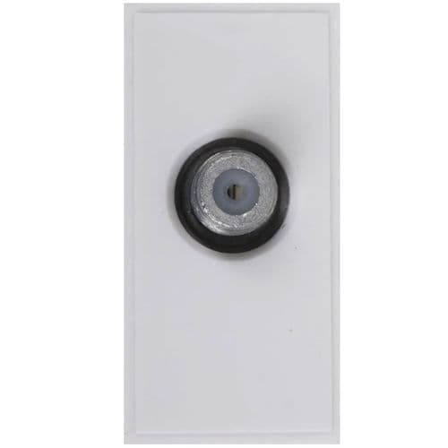 Triax Single F Type White Module