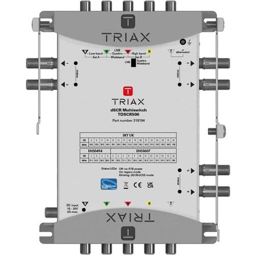 Triax TdSCR 506 Multiswitch for Sky Q