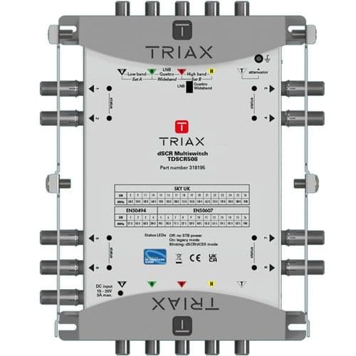 Triax TdSCR 508 Multiswitch for Sky Q