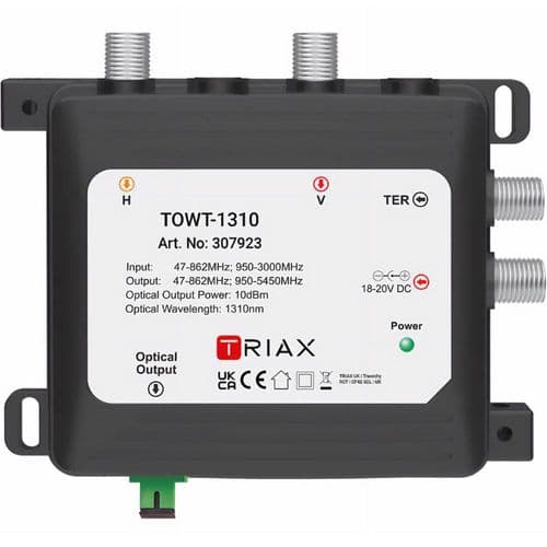 Triax TOWT-1310 Optical WB+ Transmitter 1310nm and LNB+ Kit