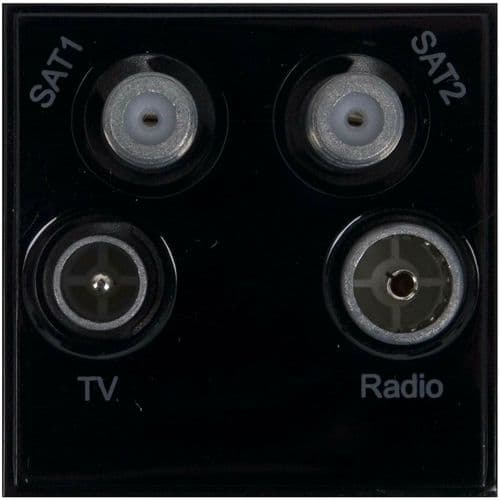 Triax TV/Radio/SAT/Return Black Module