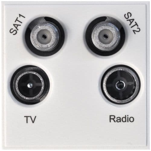 Triax TV/Radio/SAT/Return White Module