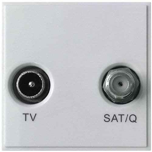 Triax TV/SAT White Module