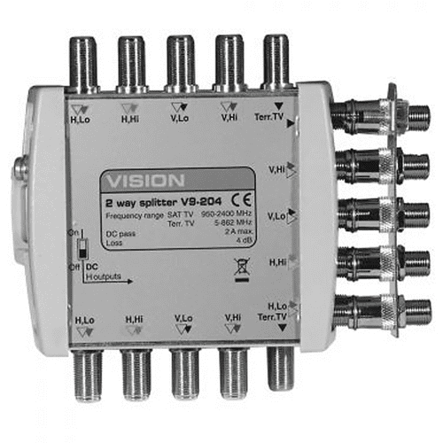 Vision 9-wire 2-Way Splitter (120451)