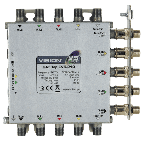 Vision V5 5-wire 10dB Loss Tap (118071)