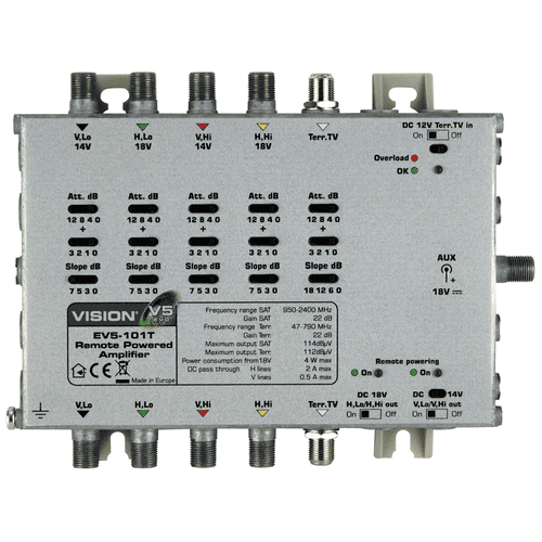 Vision V5 Line Powered SAT/Terr Launch Amplifier (118326)