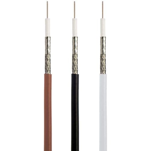 Webro Coaxial RG6 Cable for Terrestrial and Satellite Domestic Installations (100m)