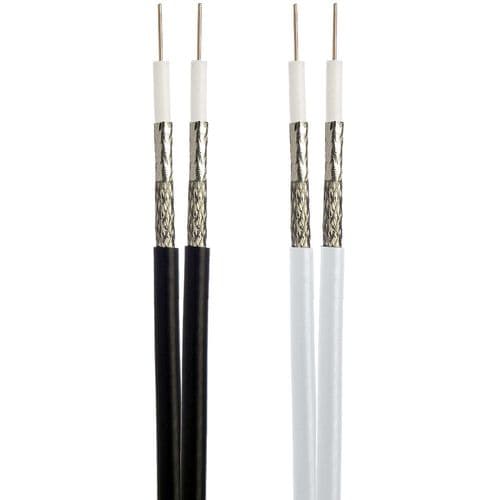 Webro Twin RG6 Type Cable (100m)