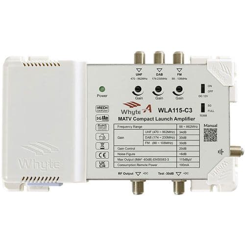 Whyte 3 Input MATV Launch Amplifier