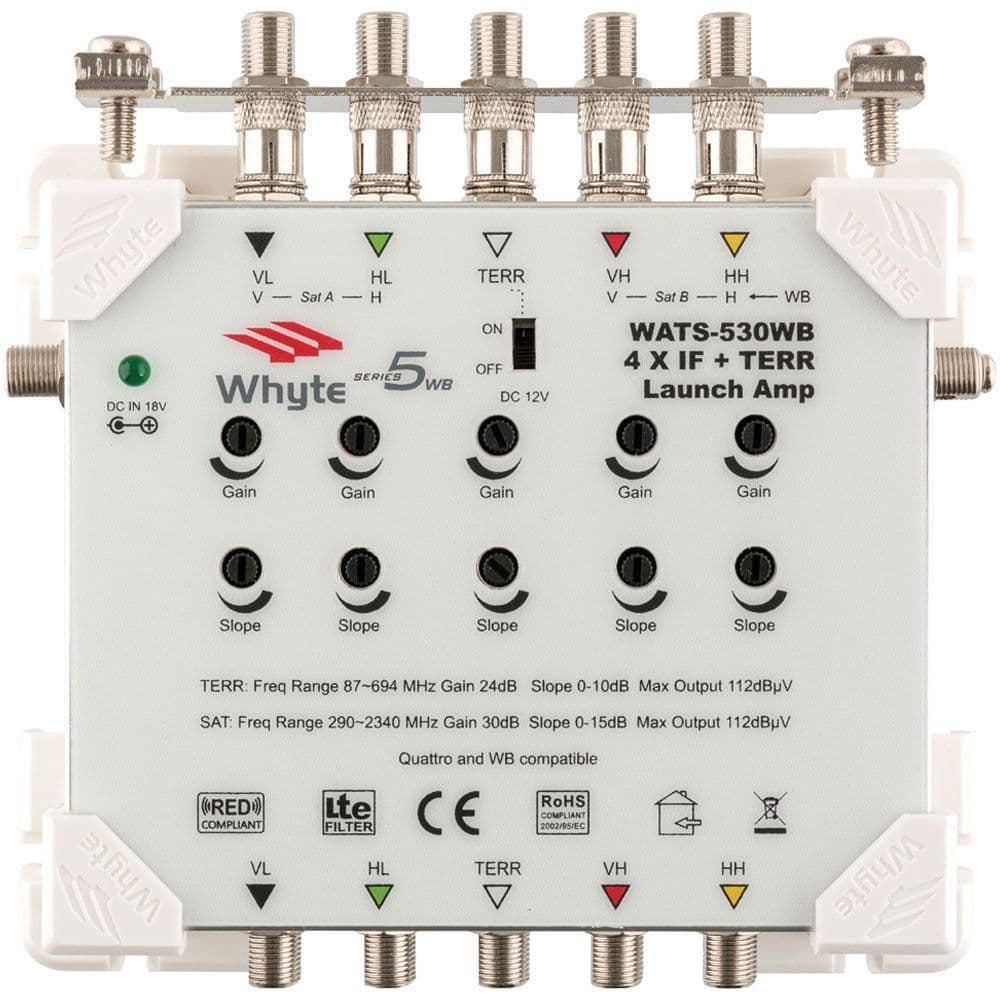 Whyte 30dB 5 Wire Series 5WB Launch Amplifier