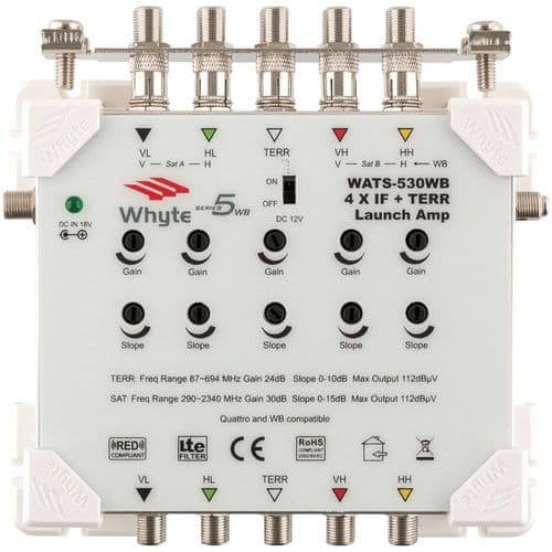 Whyte 30dB 5 Wire Series 5WB Launch Amplifier