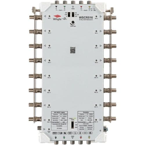 Whyte 5 Wire 16 Way SkyQ dSCR Cascadable Multiswitch