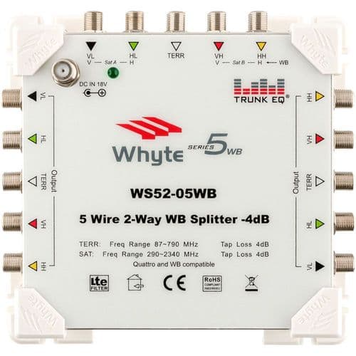 Whyte 5 Wire 2-Way Series 5WB Splitter