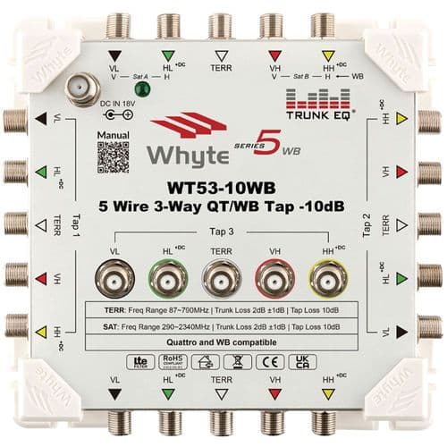 Whyte 5 Wire 3-Way 10dB Series 5WB Tap