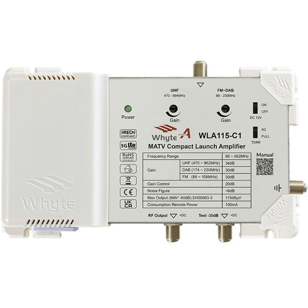 Whyte Single Input MATV Launch Amplifier