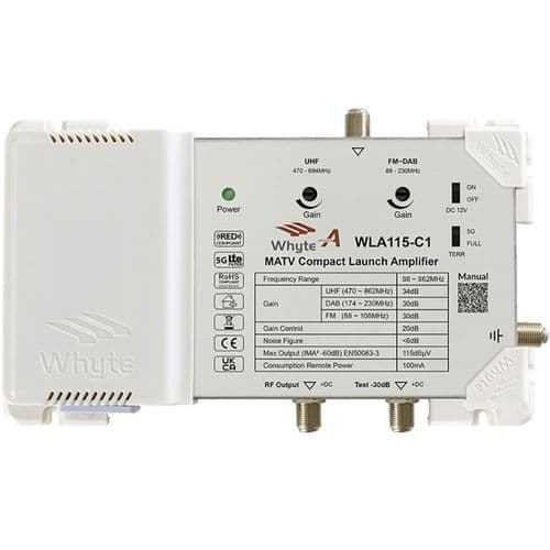 Whyte Single Input MATV Launch Amplifier