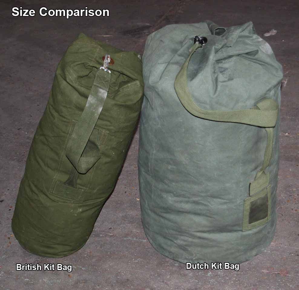 Dutch Army Duffle/Kit Bags Pack of 10