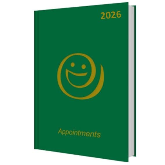 2026 Appointment Book Green