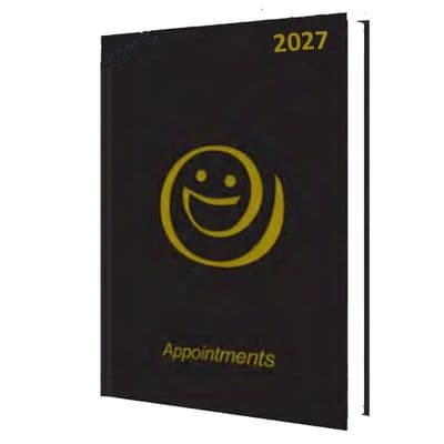 2027 Appointment Book Black