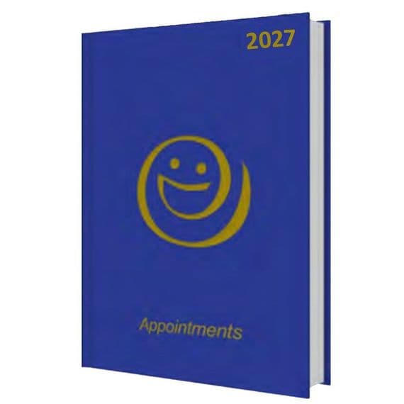 2027 Appointment Book BLUE