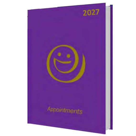 2027 Appointment Book Purple