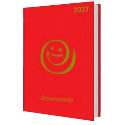 2027 Appointment Book Red