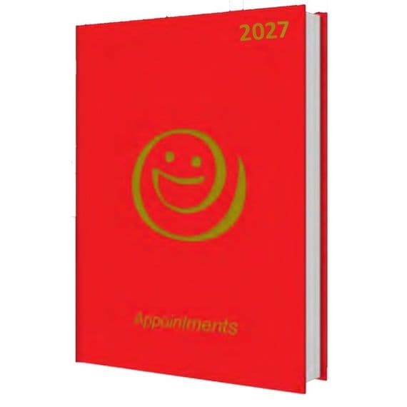 2027 Appointment Book Red
