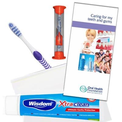 Adult Brushing Pack with Toothpaste