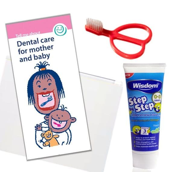 Baby  Brushing Pack with toothpaste