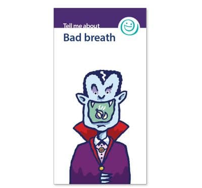 Bad breath leaflets