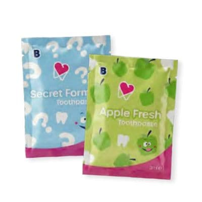 Buddies for Life - Toothpste Trade Sample Sachets