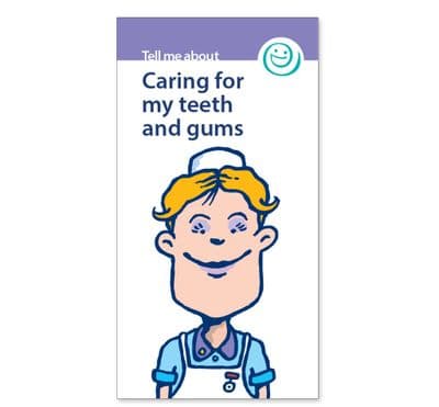 Caring for my teeth and gums' booklets