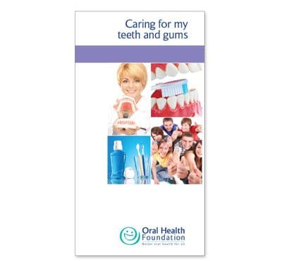 Caring for my teeth and gums' prestige booklets