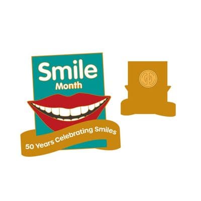 Celebration Gold Enamel Badge