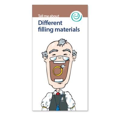 Different filling materials leaflets