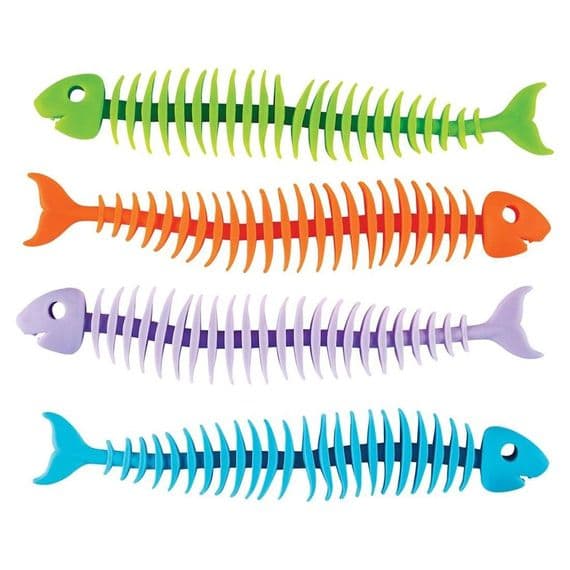 Fish Bone Fidget Bracelets (Packs 12 or 48)
