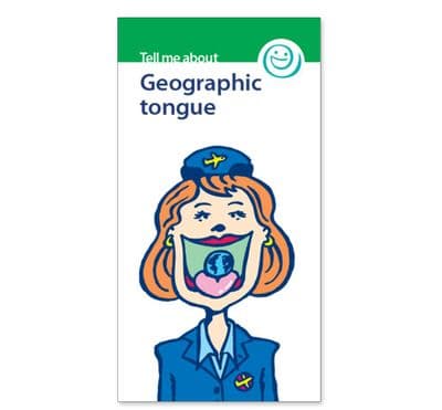 Geographic tongue leaflets