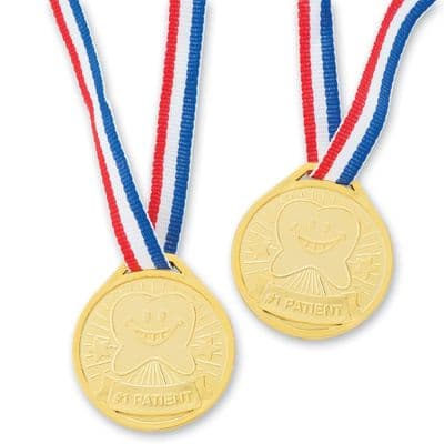 Happy Tooth Medals (packs of 12 & 72)