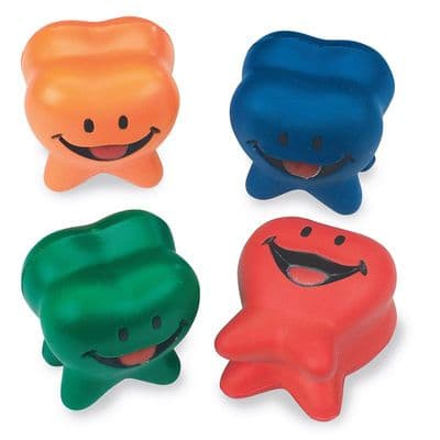 Happy Tooth Stress Toys (pack of 6 or 24)