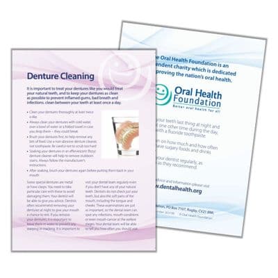 InfoBite - Denture Cleaning