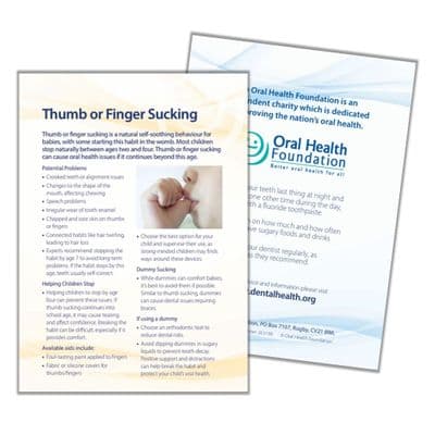 InfoBite - Thumb & Finger Sucking