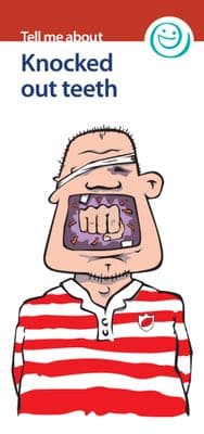 Knocked out teeth leaflets